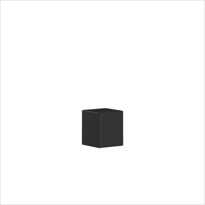 New Lounge Cube single schwarz schraeg